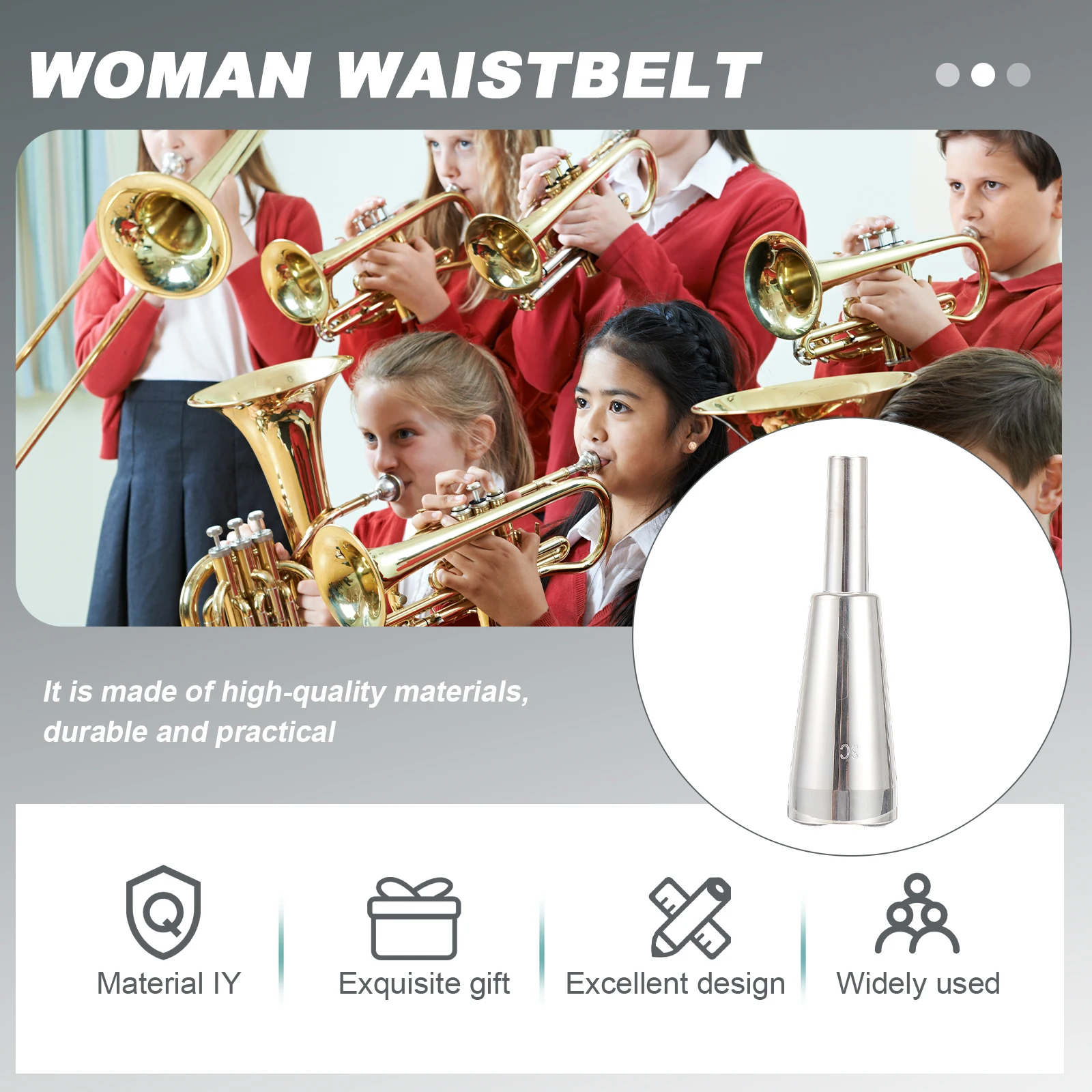 

Heavy Mouth Mouthpiece Musical Instruments for Beginners Professional Trumpet Accessories
