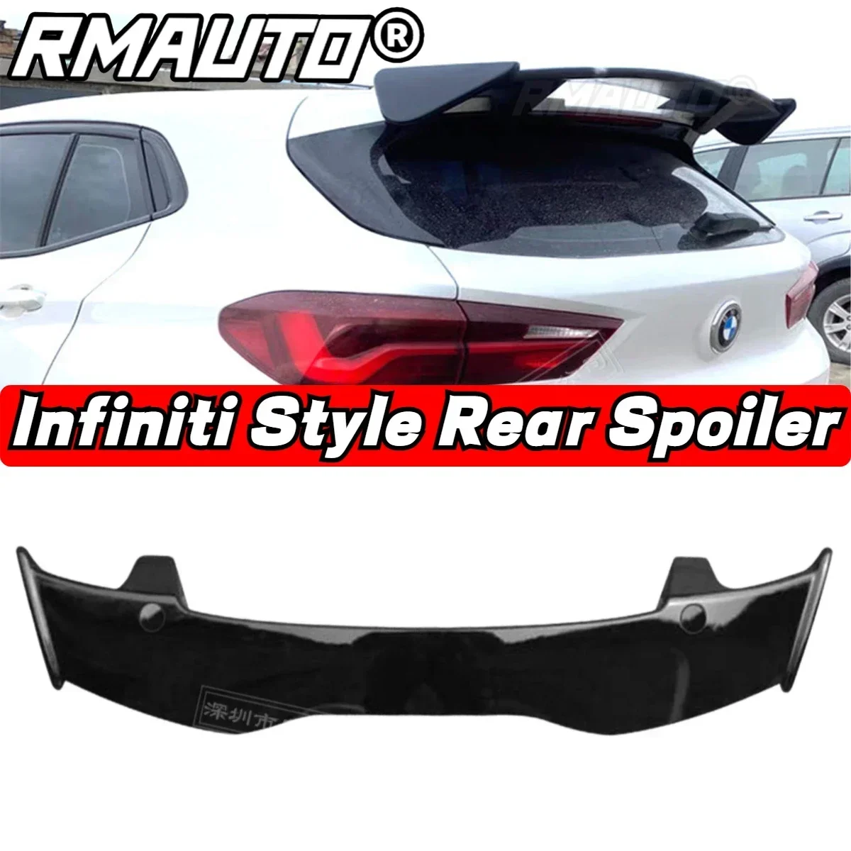 

Universal Car SUV Rear Roof Spoiler Carbon Fiber Hatchback Roof Rear Wing For Toyota Honda Nissan KIA Car Accessories Body Kit