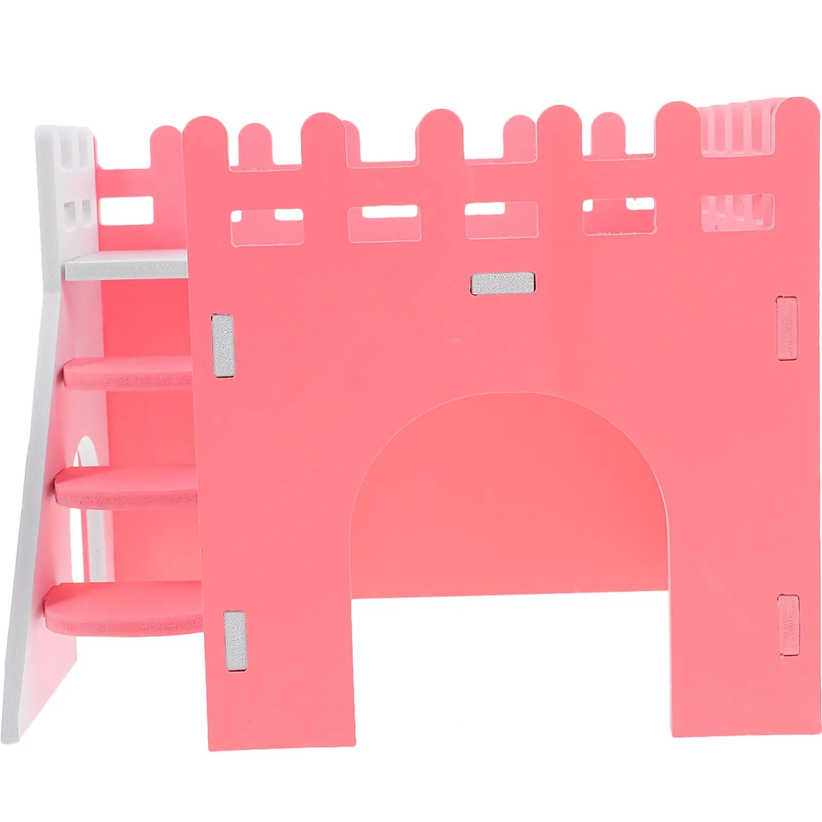 

Pink Hamster House Small Pet Hideout PVC Material Cute Hut for Hamsters Squirrels Hedgehogs Rat Guinea Pig Cage Accessory
