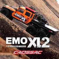 CROSSRC EMO XL2 Big Mustang Brushless 6X6 Remote Control Electric Climbing Off-Road Vehicle 1:8 Six-Driver Differential Lock