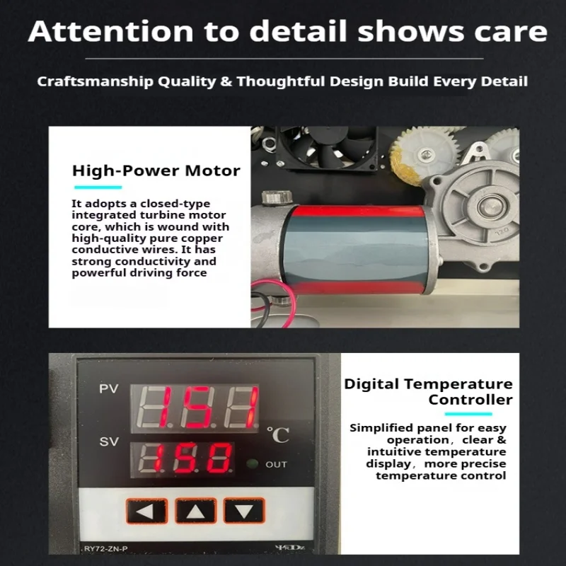 Digital Display Continuous Sealing Machine Ink Roller Printing Date Batch Number Plastic Bag Sealing Equipment