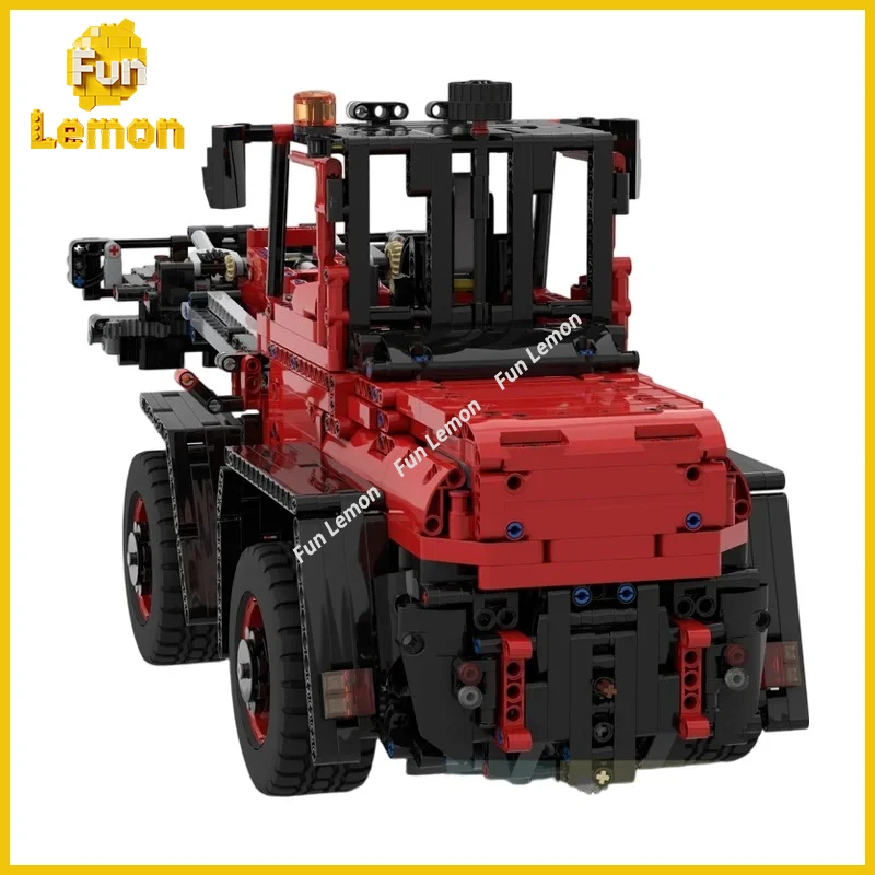 

Fully Detailed Telescopic Wheel Loader Bricks Kit, All-Terrain Engineering Loader Vehicle for Adult Collector Display