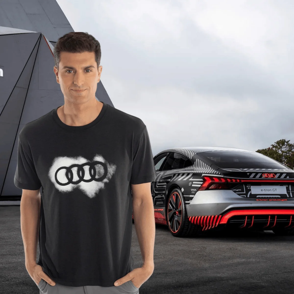 

Audi Adult Children's Cotton T-Shirt Car Lovers Clothing Sports Car Gifts Racing Shirt High Quality Casual Airbrush T-Shirt