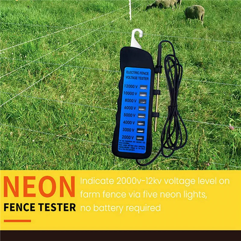 

YWDZ-3X Famous Product 2Kv -12Kv Voltage Electric Fence Tester,Yard Fencing Tester