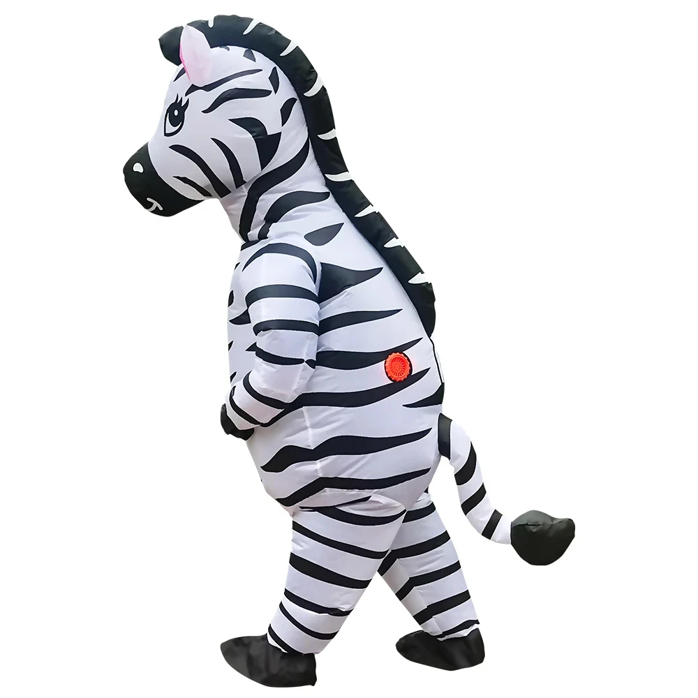 

Adult Zebra Inflatable Costume for Christmas Halloween Animal Cosplay Costumes Fancy Carnival Suit for Man Women Mascot Clothes