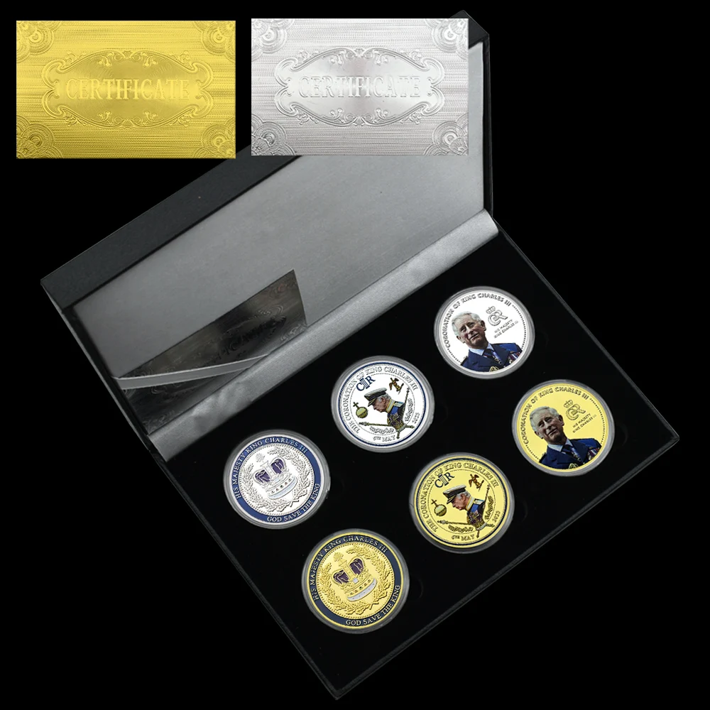 

King Charles III Coronation Coin 6th May 2023 Royal Commemorative Token, God Save the King, British Souvenir Collectible