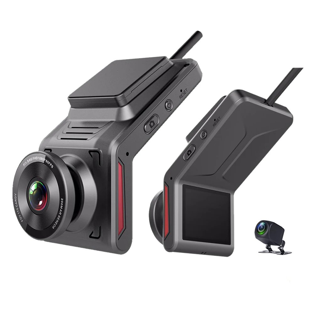 4G WIFI HD Night Vision Taxi Driving Recorder Front And Back Dual Wireless Remote Monitoring 24 Hour Continuous Video Recording