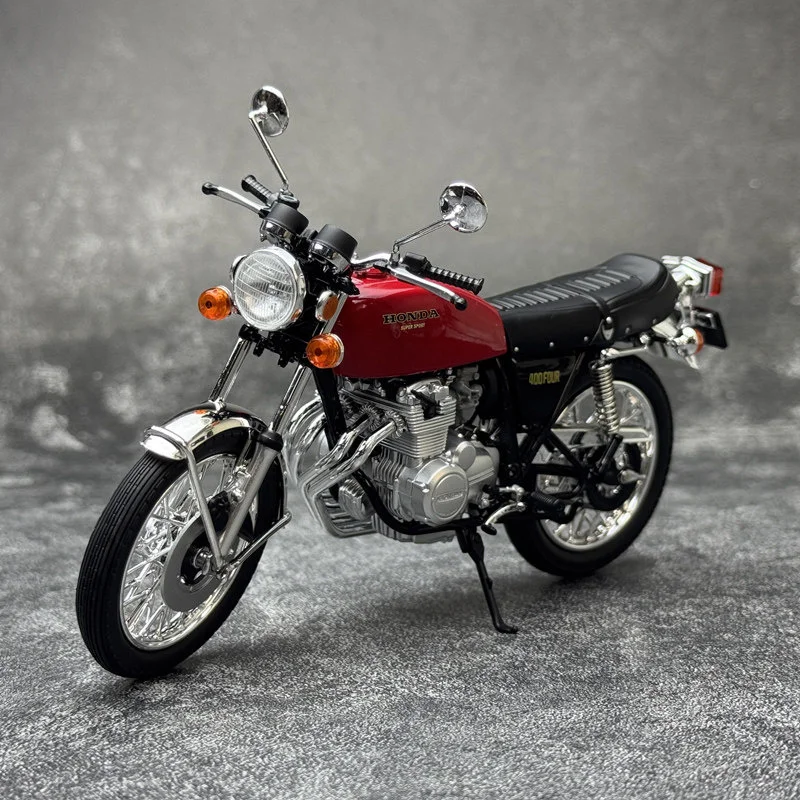

1:12 Honda CB400 FOUR сплав спортивная модель мотоцикла литая под давлением уличная модель мотоцикла для беговых гонок высокая имитация детский подарок