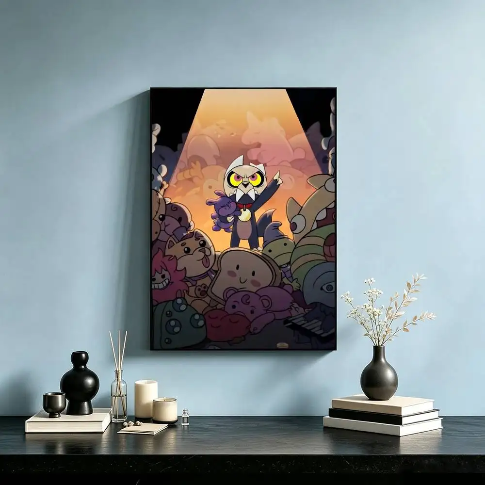 T-The O-Owl House Hunter Poster High Quality Dorm Living Room Aesthetic Wall Decoration Painting Stickers Gift