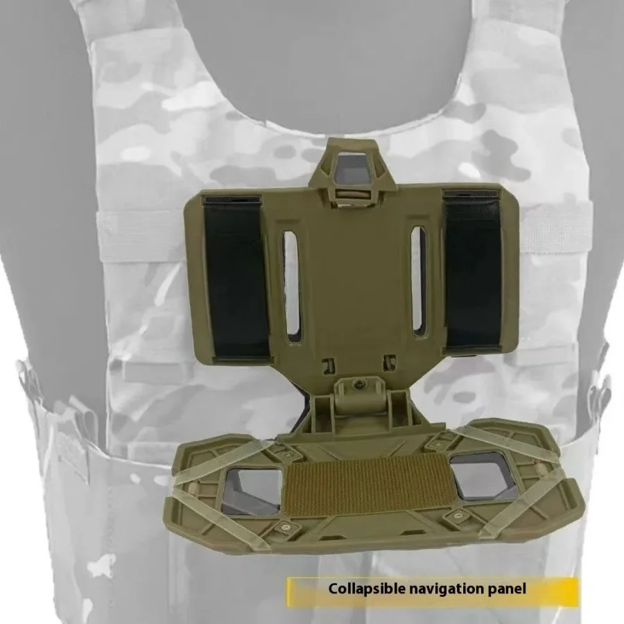 

Новая тактическая складная навигационная доска Molle, мобильные телефоны, держатель для навигатора, жилет, нагрудная сумка, панель администратора, охотничий жилет, аксессуары