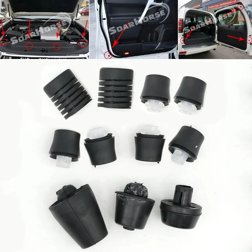 

Front Hood Rear Tailgate Door Stopper Rubber Buffer Damping Cushion Pad For Toyota Land Cruiser Prado LC150 2010-2021