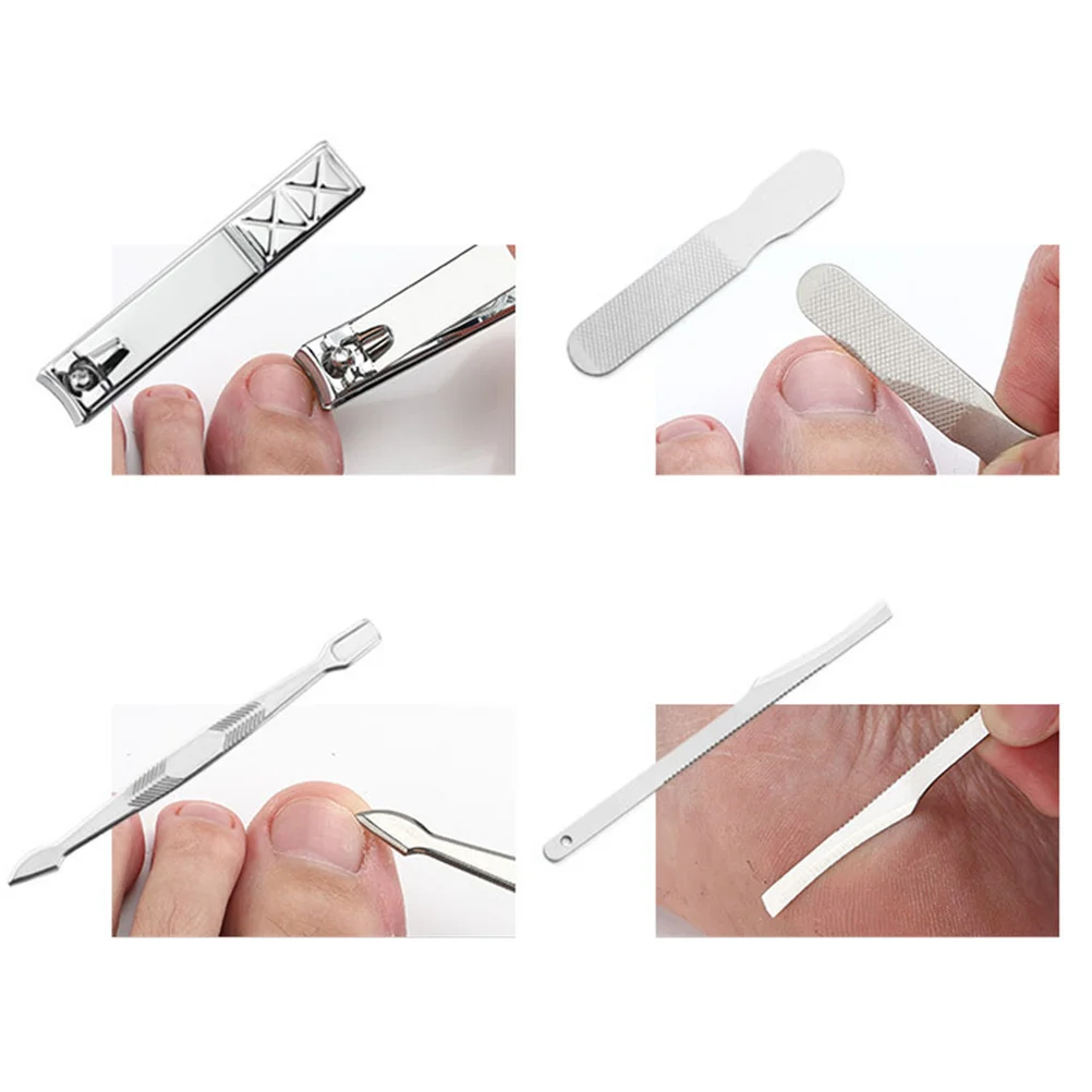 

21 шт., набор кусачек для ногтей, профессиональные маникюрные инструменты из нержавеющей стали для обрезки и формирования ногтей, пилочка для стрижки ногтей