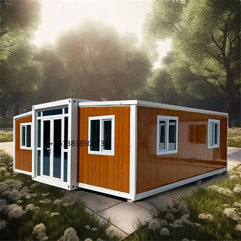 

Customizable Container House Prefab House Villa Steel Kit Homes 20ft 40ft Expandable Residential 2 3 Bedrooms Mobile Home