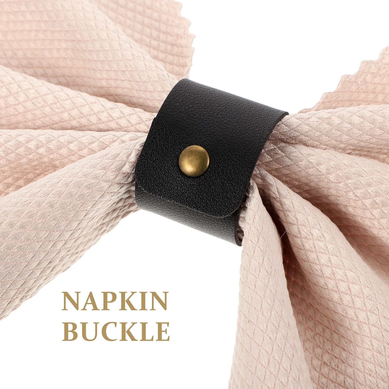 

4pcs Napkin Rings Elegant Table Decors For Banquet Dinning Adorn Serviette Buckles Decorative Napkin Holder Set