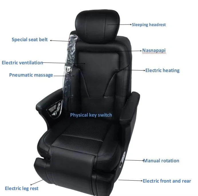Customized products：Van With Massage Heating Function VIP Bus Seat  Customizable