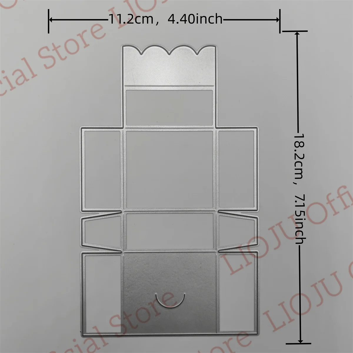 Pudełko na prezenty metalowe matryce do cięcia nowe szablony dla album do scrapbookingu DIY papierowe rzemiosło forma do noża podkładki chroniące