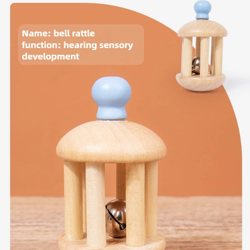 ชุดกลองไซโลโฟนไม้สำหรับเด็กเล็ก 5 ชิ้น ของเล่นเด็ก Montessori เครื่องดนตรีเคาะจังหวะ ของเล่นเสริมพัฒนาการเด็ก ของขวัญ