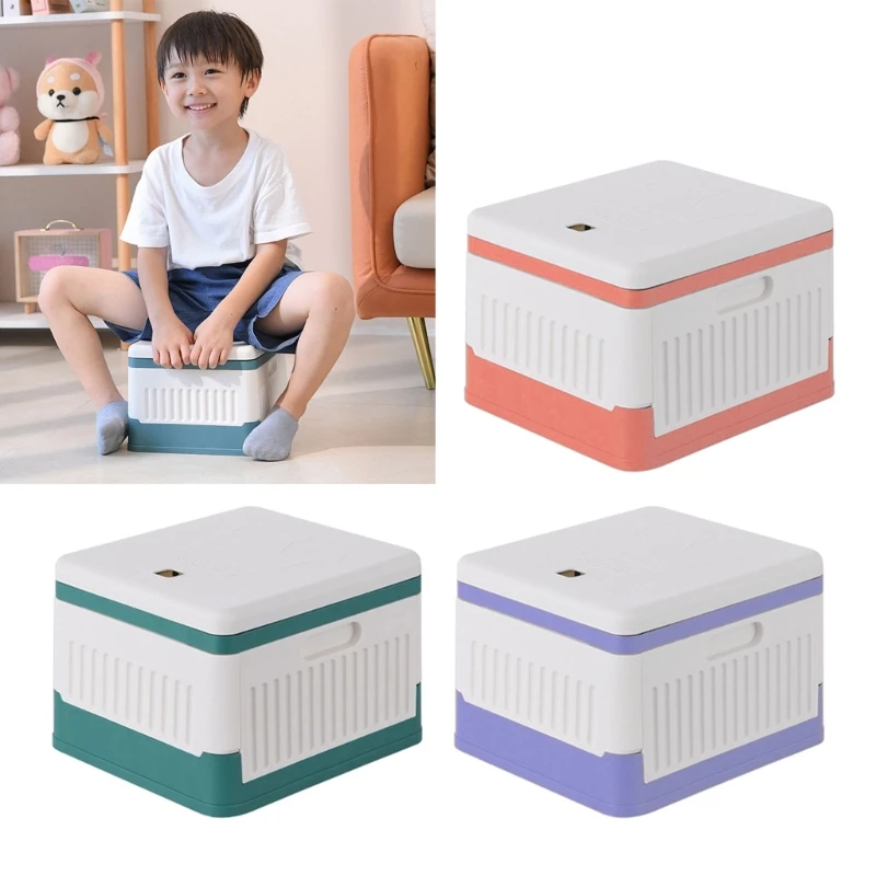 

Mobile Fold Toilet for Kids Baby Portable Potty Chair with 20 Disposable Bags Foldable Child Travel Toilet Potty