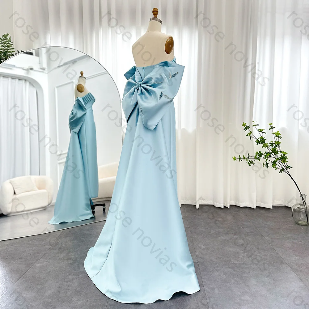 Hochwertige Sharon Said Dubai Luxus grüne Abendkleider für Hochzeit Perlen Schleife Cape Arabisches Party formelles Kleid SS319 Maßgeschneidert