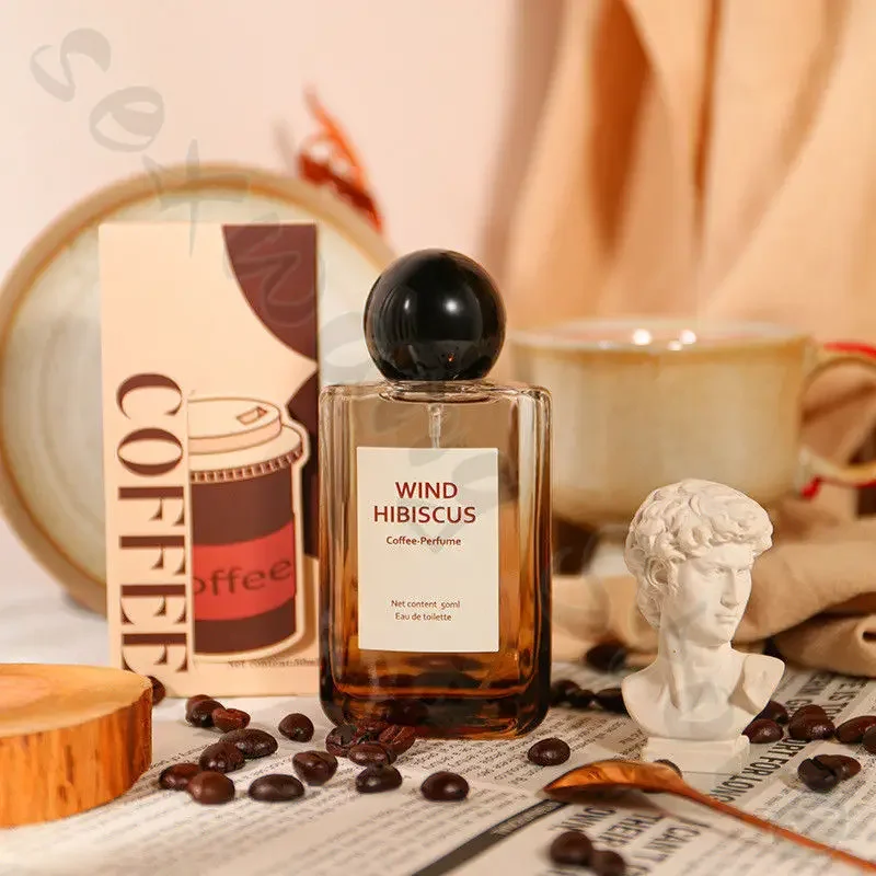 Hibiscus café fragrância fresco perfume natural fragrância leve de longa duração cobrindo odor 50ml perfume sabor café