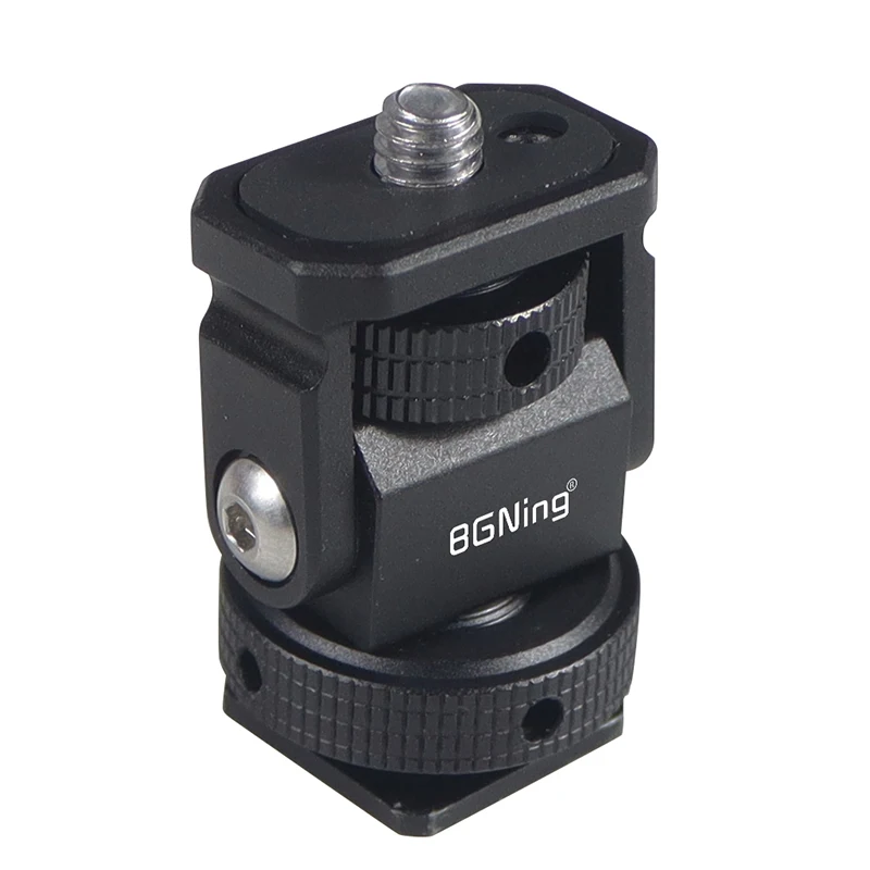 Monitor EVF Ständer Halter Kaltschuh Halterung für Kamera Feld Monitor Mikrofon Blitzschuh 180 Grad verstellbare Stabilisator Halterung – Detail 13