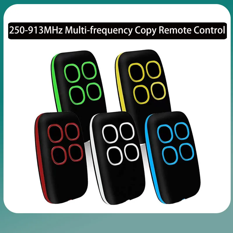 Multi Frequency Garage Door Remote Control Duplicator 250MHz-913MHz Electronic Gate Control Opener Variable Code Grabber Clone