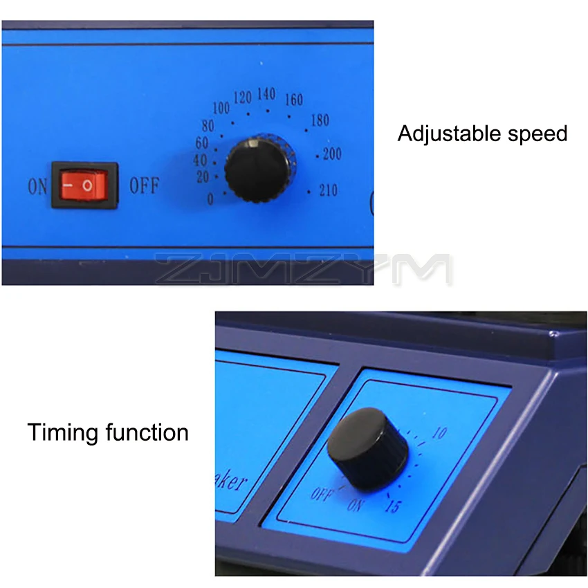 Adjustable Variable Speed Orbital Oscillator Rotator Shaker Laboratory Rotary Oscillator Mixer Lab Orbital Rotator Shaker 30W