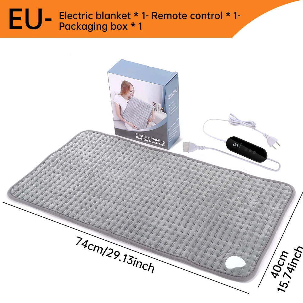 40*76cm European electric heating pad Massager Multi-functional lumbar seat with heating pad winter warm blanket