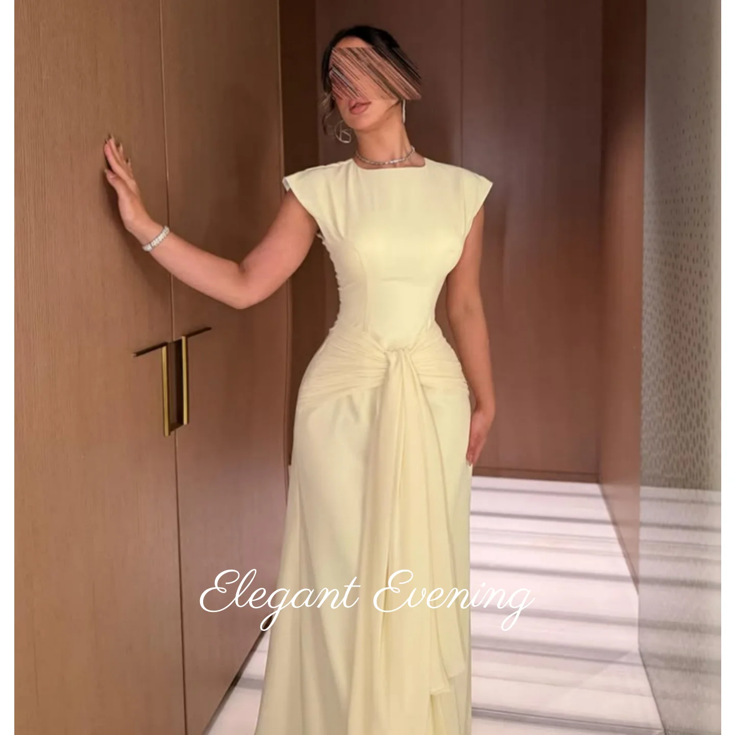 Żółta Sukienka Wieczorowa z Wy – Embroidery Yellow Flower recenzja i cena
