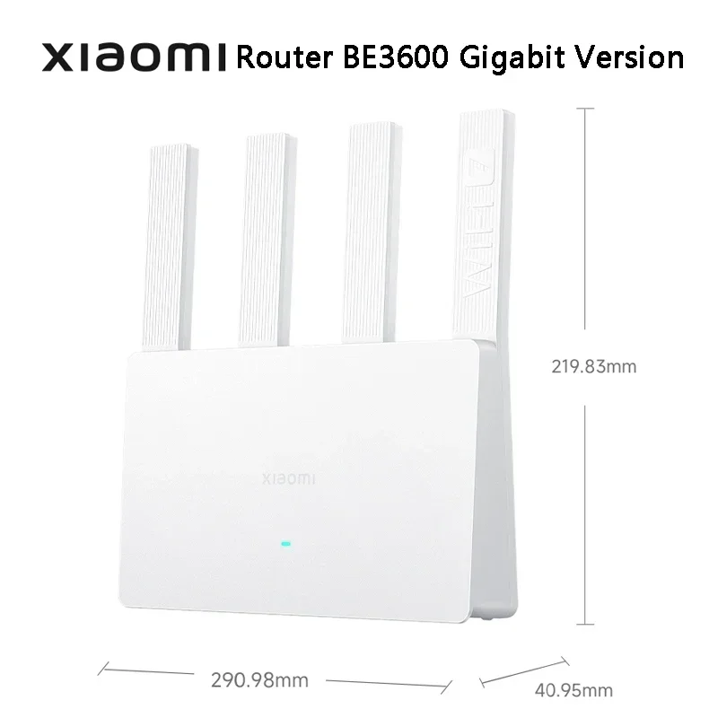 Xiaomi BE3600 Gigabit Version Router WiFi7 Mesh MLO Dual-Band End Ethernet Port Repeater VPN Networking Gaming Acceleration CN