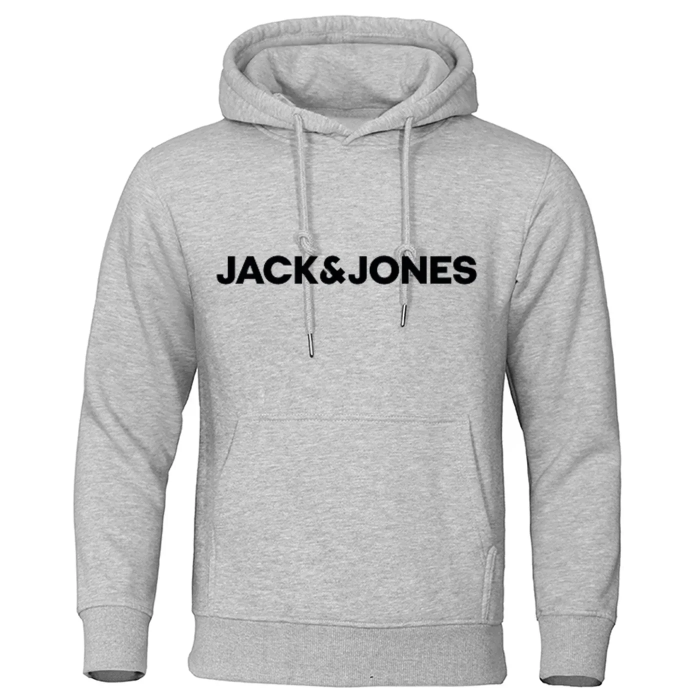 Men\'s Hooded Sweatshirt Jack Jones Trendy Fashion Casual Sportswear Comfortable Printed Loose Top Pullover Street Wear