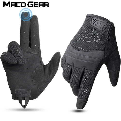 Imagen 1 del producto Guantes tácticos con pantalla táctil para hombre, manoplas transpirables para ciclismo, deportes al aire libre, escalada, trabajo, caza