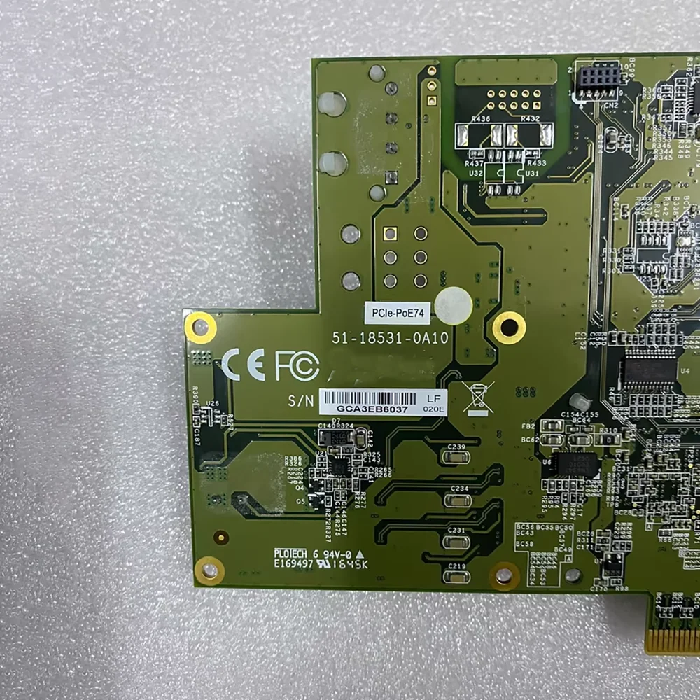 The Four Port POE Network Card PCle-PoE74