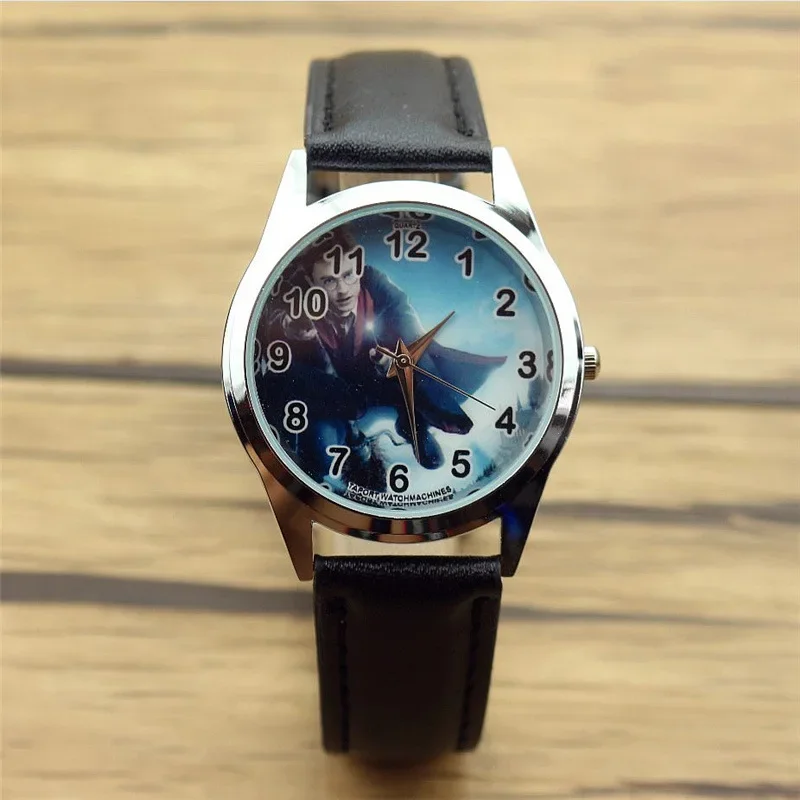 Foreign Trade Hot Selling Harrise Magician Boy Cartoon Fashion Quartz Watch Potter Korean Fun Anime Watch Creative Watch