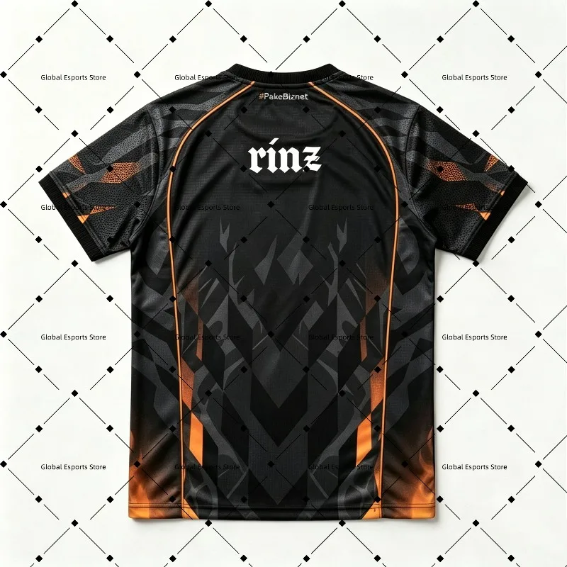 2026 RRQ ESports Club Team Jersey T-Shirt Digital Print Pattern Valorant LOL Csgo Short Sleeve T-Shirt