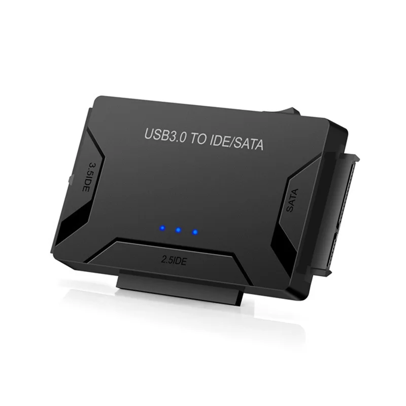 2.5 3.5 Hard Disk Universal Adapter USB3.0 USB 3.0 Data Transfer to SATA IDE Combo External Converter (EU Plug)