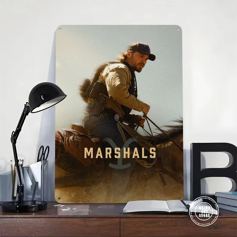 Marshal on Horseback Metal Poster Perfect Gift for Fans Lovers Customized Wall Art Metal Sign for Decor Luxury Decoration Room