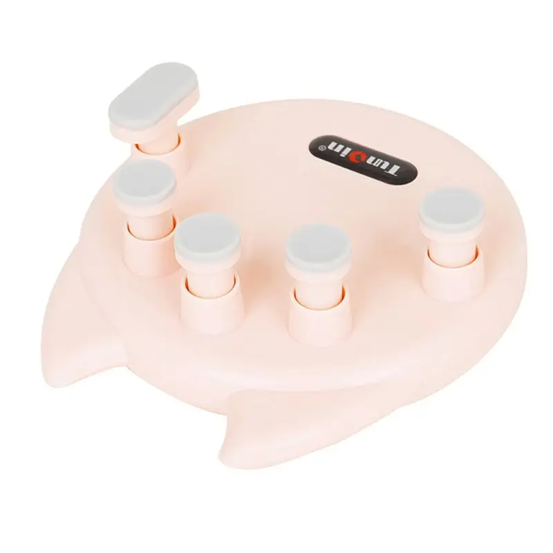AEF6-Piano Finger Exerciser Trainer Handheld Finger Sensitivity Strength Power Practice Trainer Tension Hand Grip Trainer