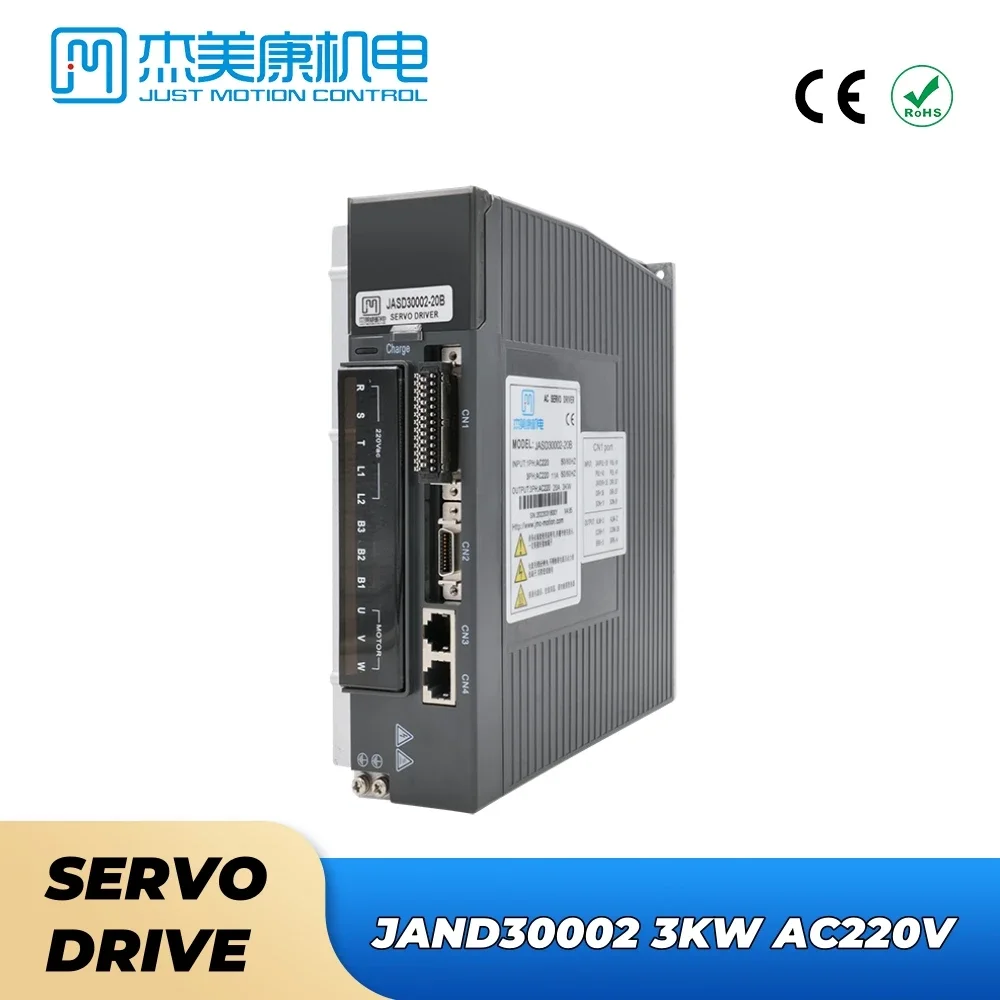 

JMC JASD30002-20B AC220V 3KW 3-Phase High Performance AC Servo Motor Driver for Sewing Machine Kit