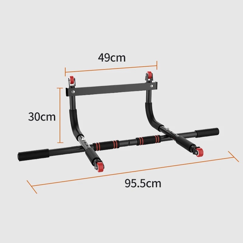 Indoor No Drilling Horizontal Bars Fitness Pull Up Trainer Workout Grip Handle Home Gym Bodybuilding Sports Exercise Equipments