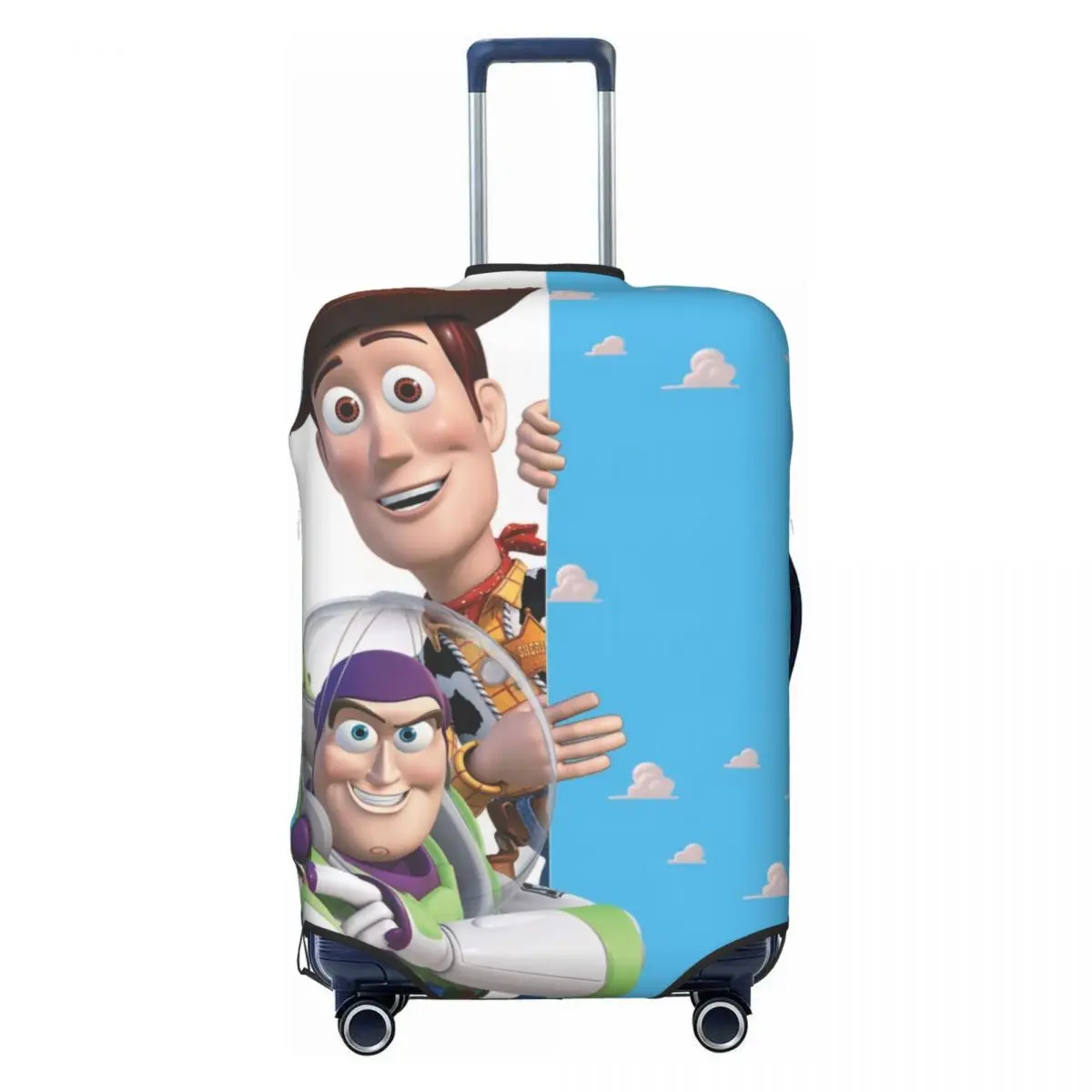 

Custom Toy Story Woody And Buzz Luggage Cover Elastic Travel Suitcase Protective Covers Suit For 18-32 inch