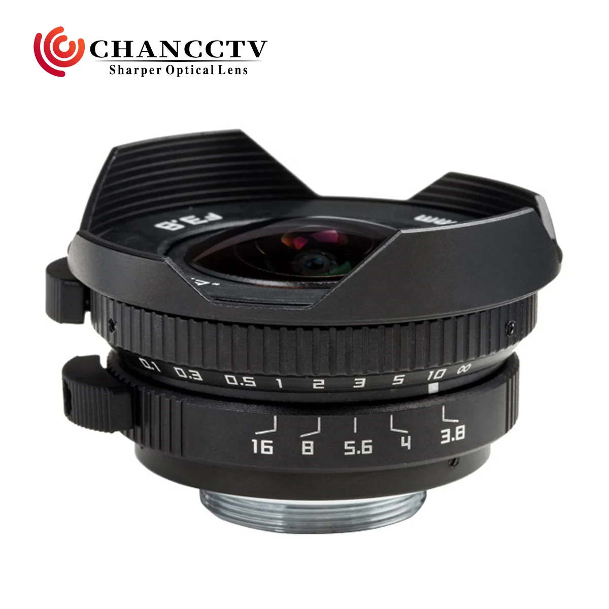 Wholesale camera lenses for M43 four thirds mirrorless cameras 8mm F3.8 fisheye lens