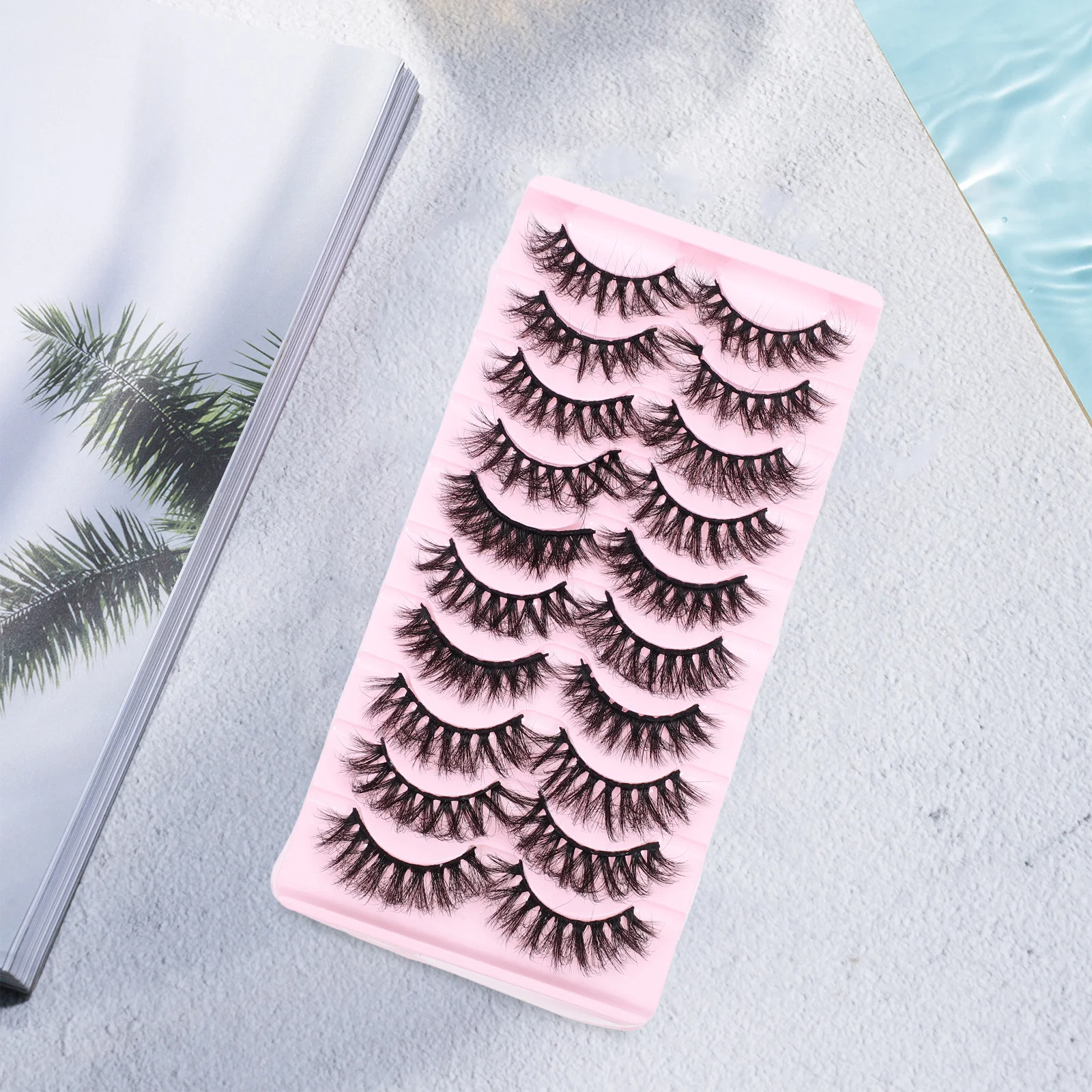 

10Pairs Cluster Lashes Premium False Eyelashes for Brighter Eyes Natural Volume Lash Extension Daily Party Use