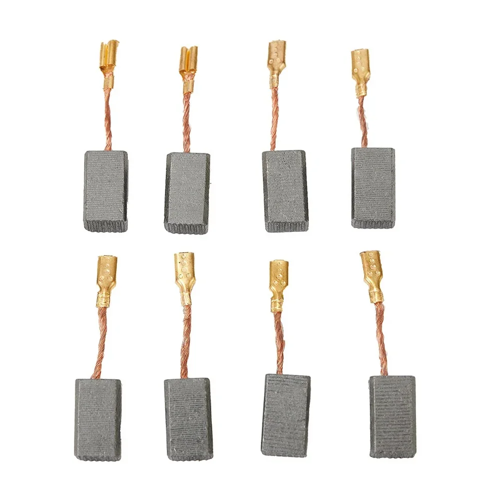 Carbon Brushes 6.5 mm x 8 mm x 14 mm 8 pcs Compatible with For Bosch GWS7 100 125 100T 100TE 125T 125TE Angle Grinders