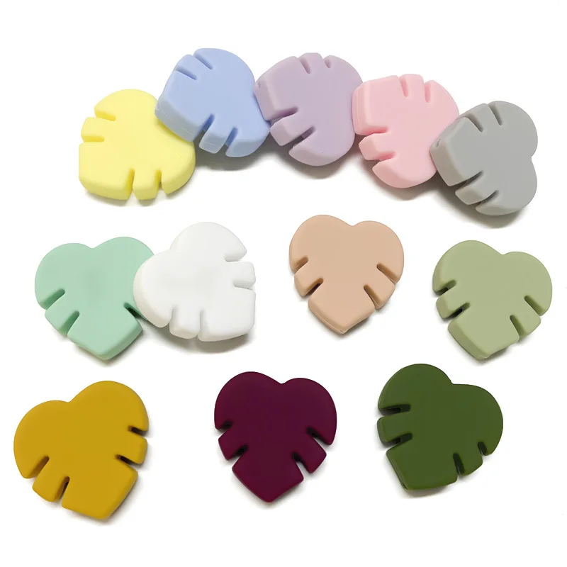 20/50pcs New Silicone Beads Wholesale Handwork Focal Beads Baby Toy DIY String Pen Bead Nipple Chain Jewelry Pendant Accessories