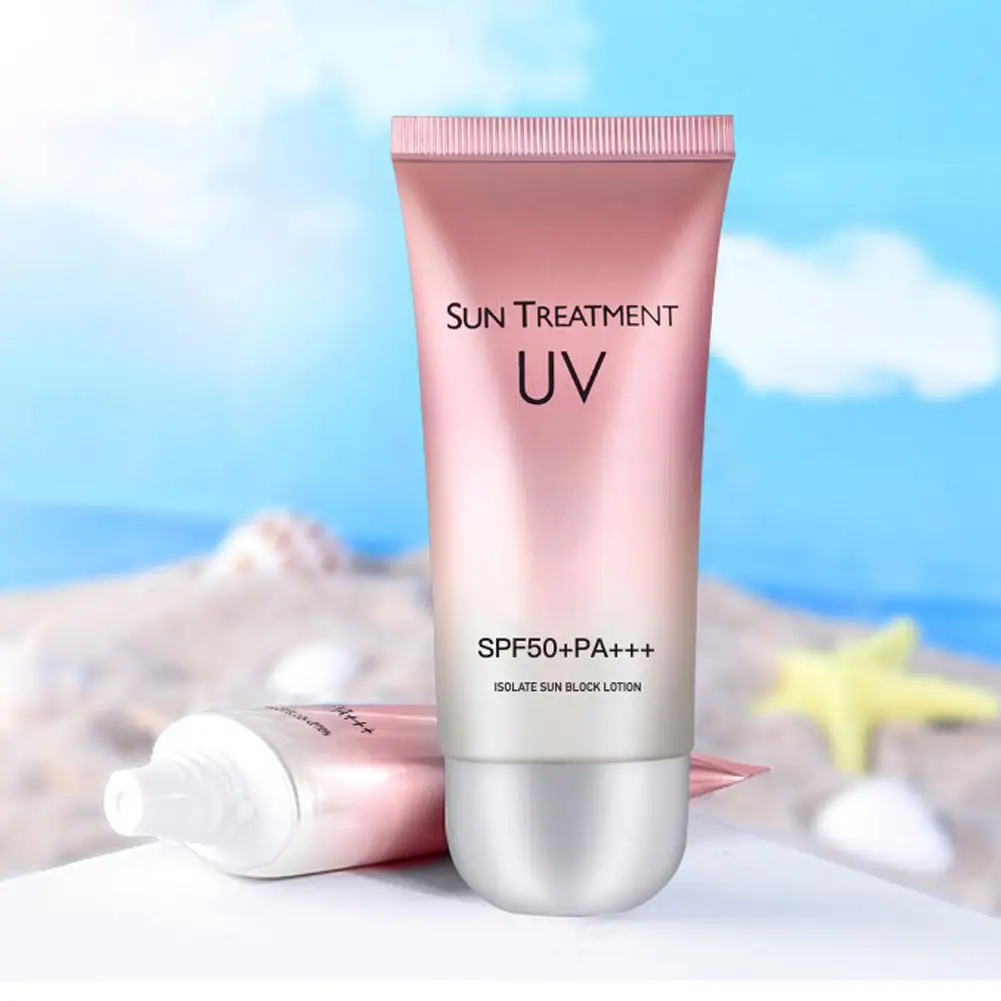1pcs Whitening Sunscreen Cream Sun Protection Anti Skin Refreshing Brighte Isolation Care Moisturizing Cosmetics UV Long-la K9E9
