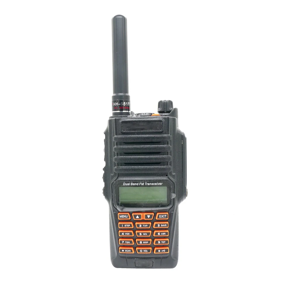 

С высоким коэффициентом усиления HH-S518 + SMA-Female UHF VHF 435 МГц Двухдиапазонная короткая ручная антенна для Baofeng двухсторонняя радиостанция Retevis