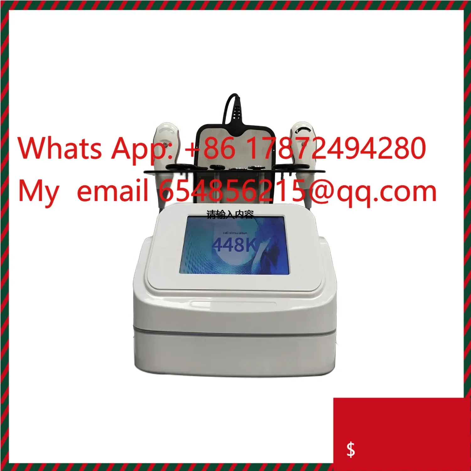 

Новый профессиональный настольный аппарат для физиотерапии и реабилитации 448 кГц