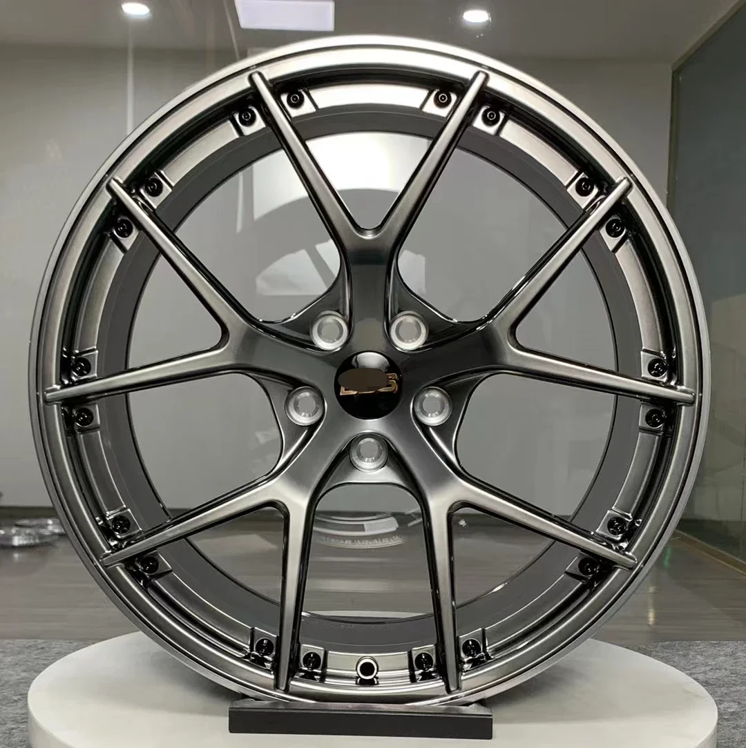 Customized Mono Block R 18 19 20 21 22 Forged Wheels With Decorative Screws For BMW AUDI And BENZ CAR