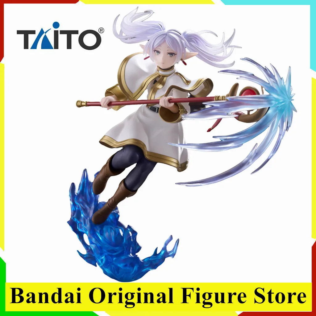 Asli TAITO AMP Frieren Beyond Journey's End AMP Mainan Action Figure PVC Model Koleksi Anime Sousou no Frieren Boneka